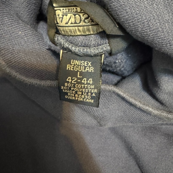 Vintage ‘90s Lands End Turtleneck Sweatshirt - Unisex Large - Picture 4 of 5